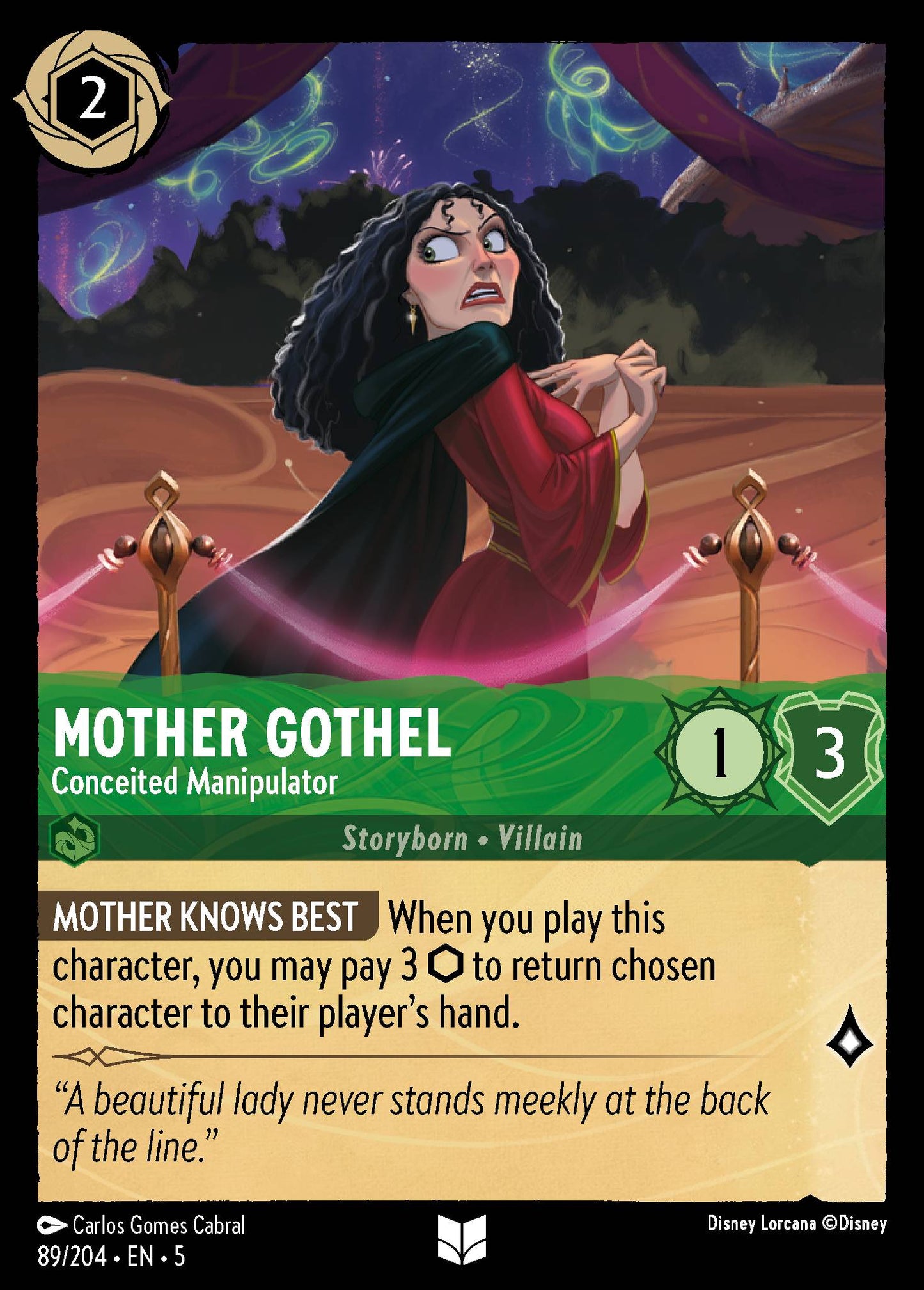 Mother Gothel - Conceited Manipulator