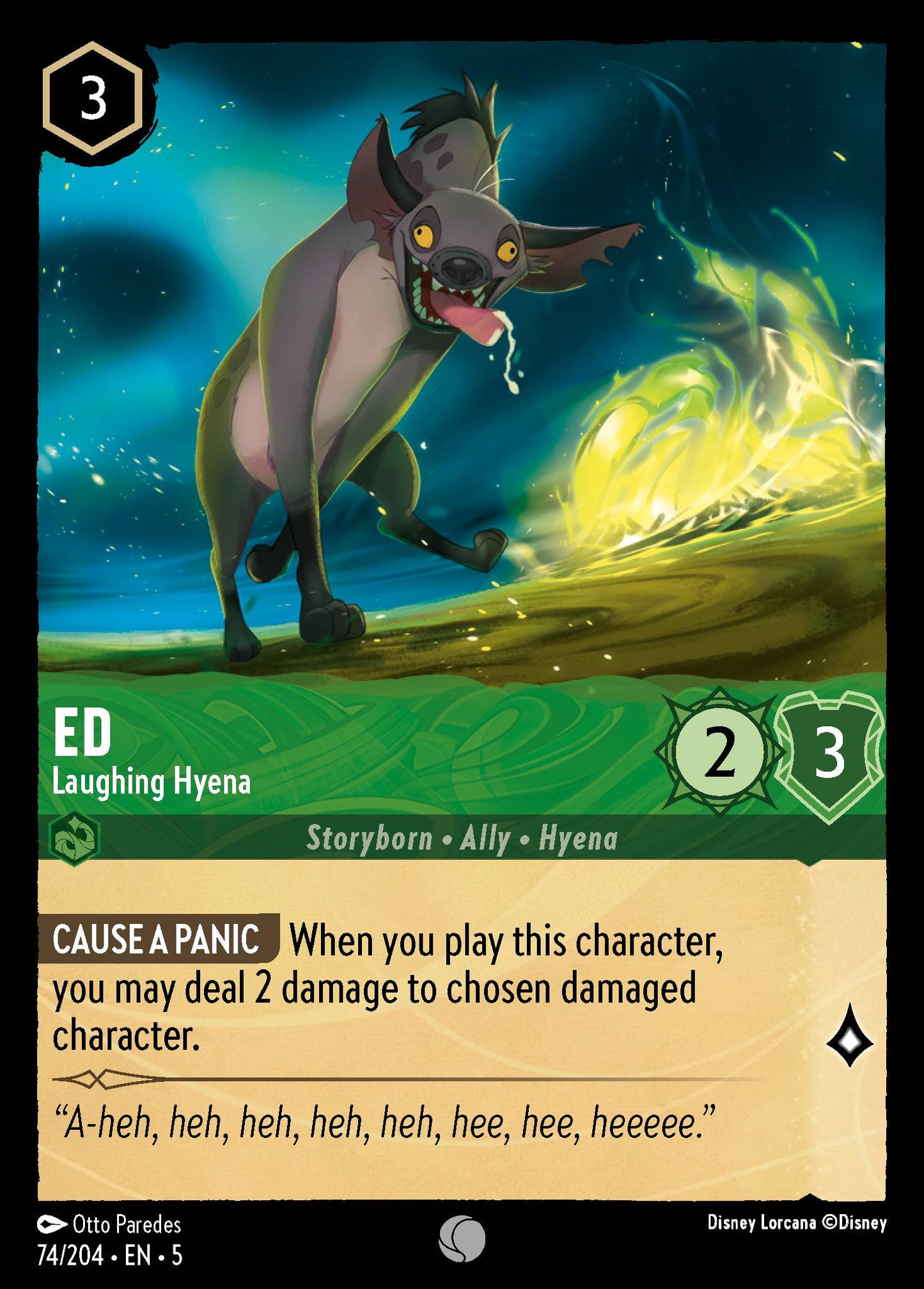 Ed - Laughing Hyena - Foil