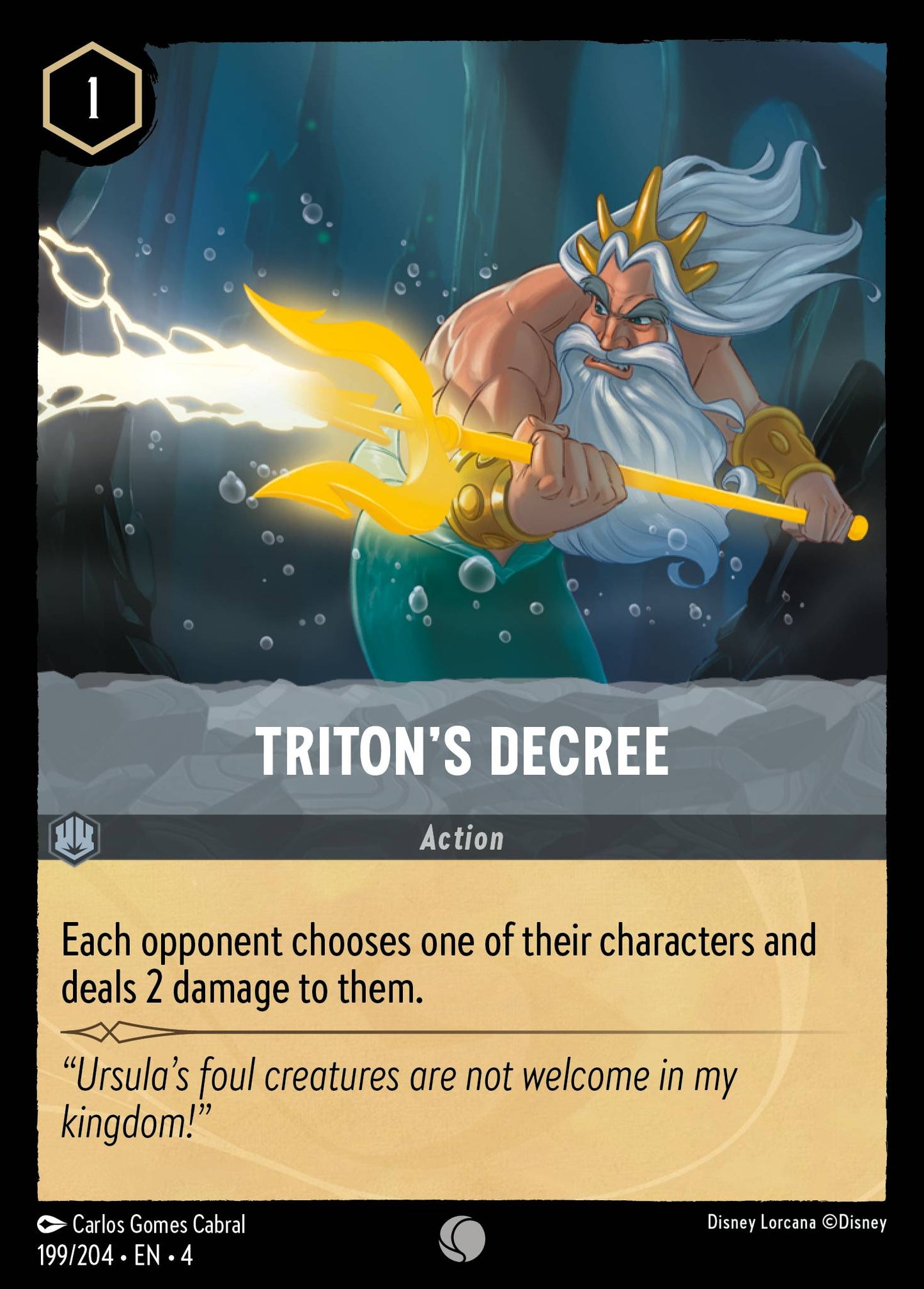 Triton's Decree - Foil