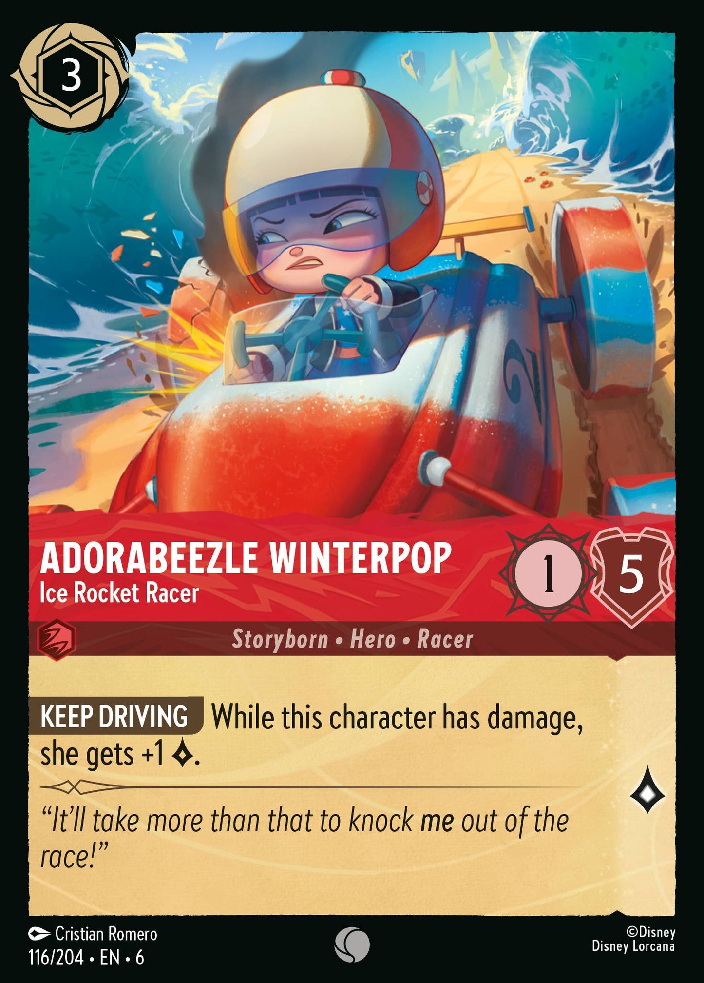 Adorabeezle Winterpop - Ice Rocket Racer - Foil