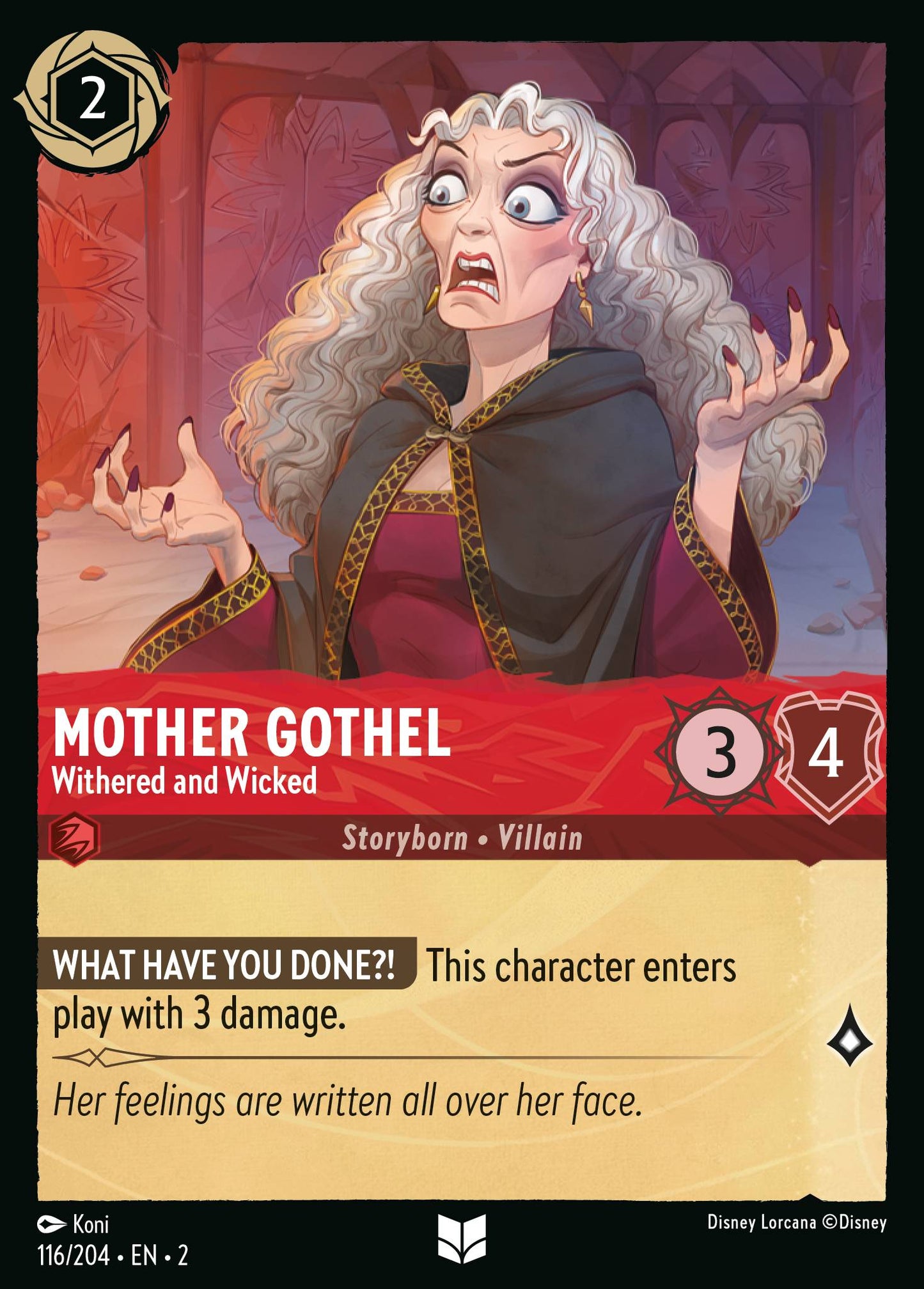 Mother Gothel - Withered and Wicked - Foil