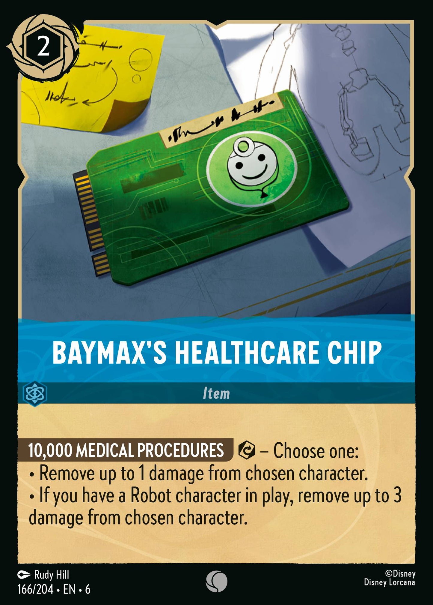 Baymax's Healthcare Chip - Foil