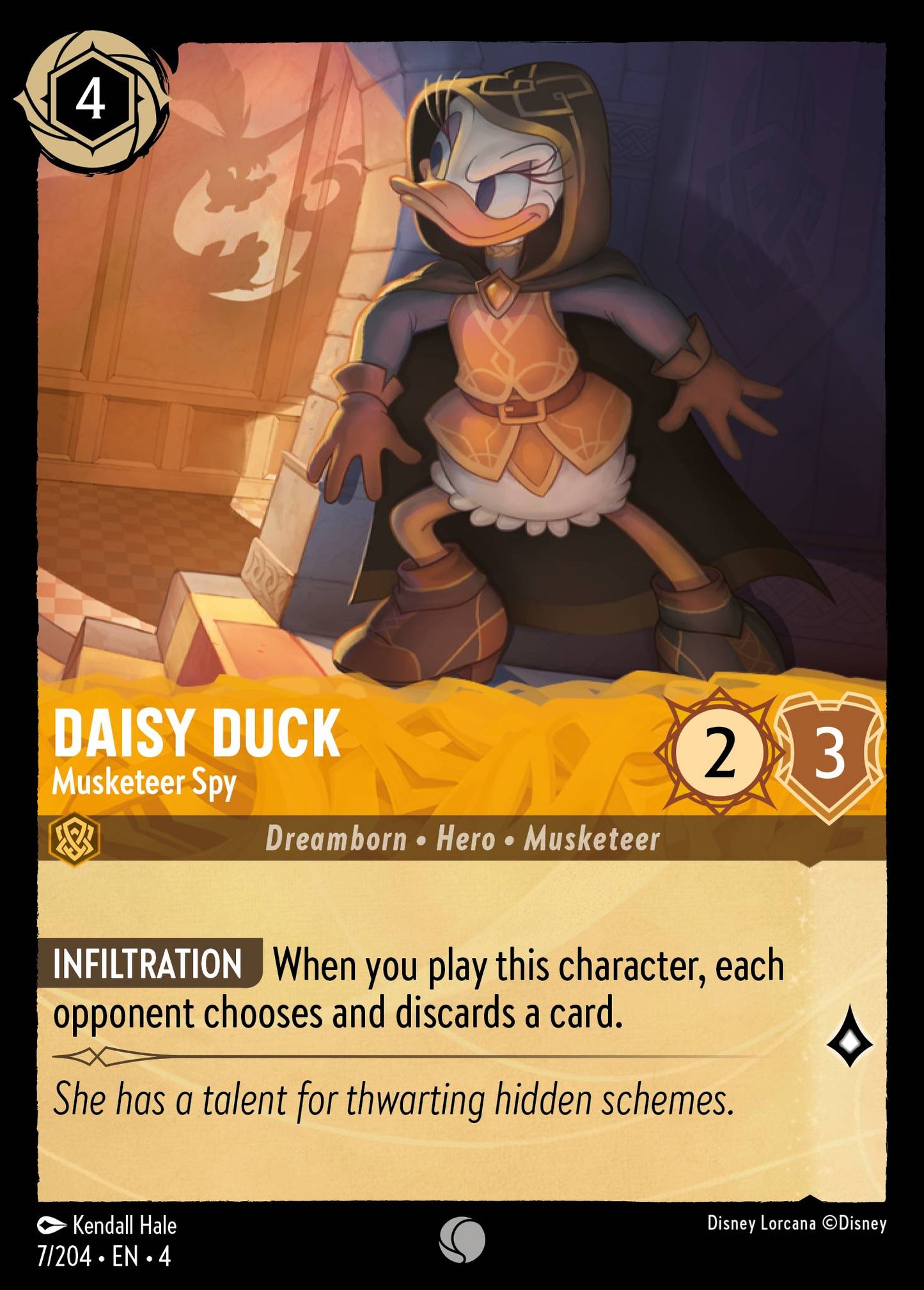 Daisy Duck - Musketeer Spy - Foil