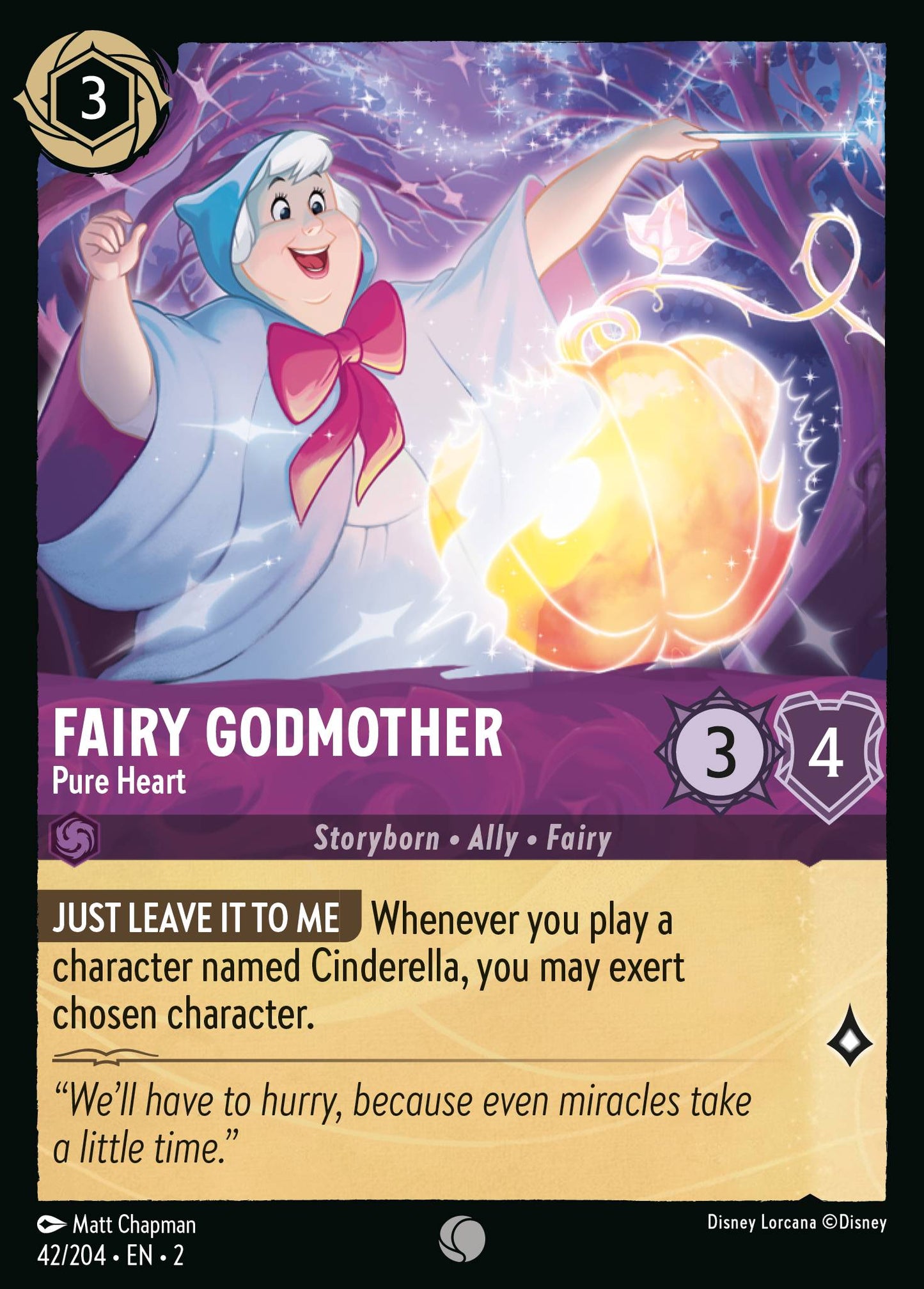 Fairy Godmother - Pure Heart - Foil