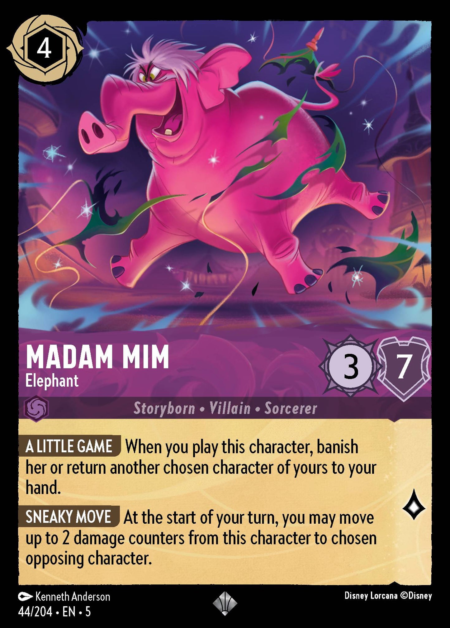 Madam Mim - Elephant - Foil