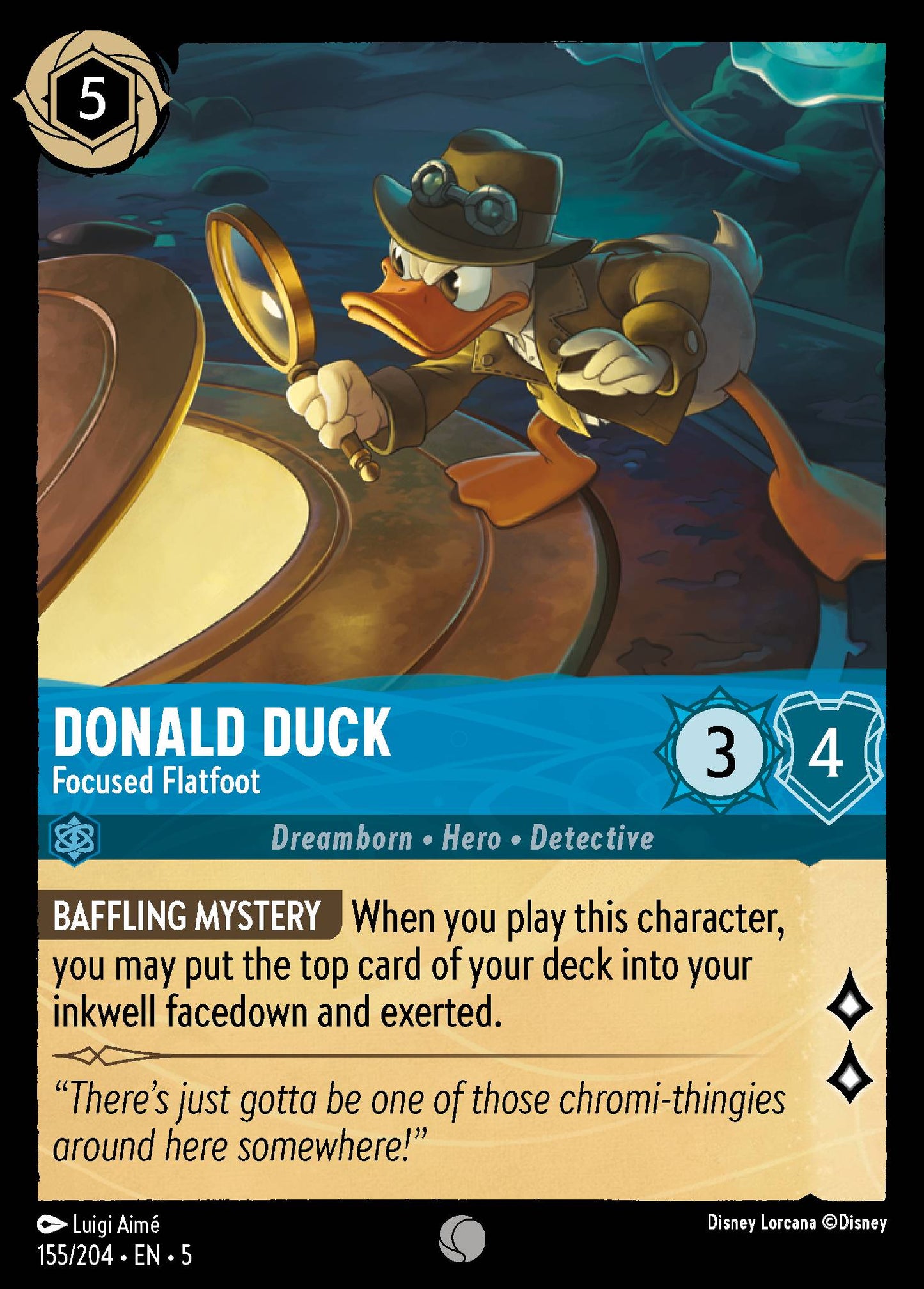 Donald Duck - Focused Flatfoot - Foil