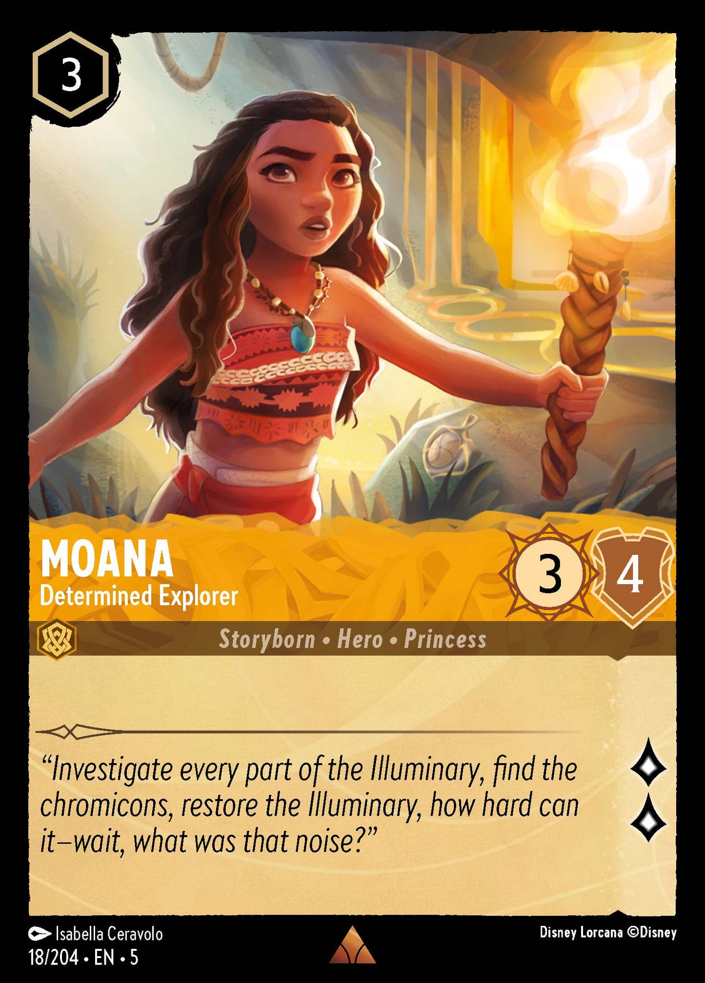 Moana - Determined Explorer - Foil