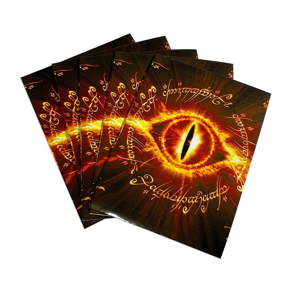 60Pcs Holographic Eye of Sauron Card Sleeves 66x91mm