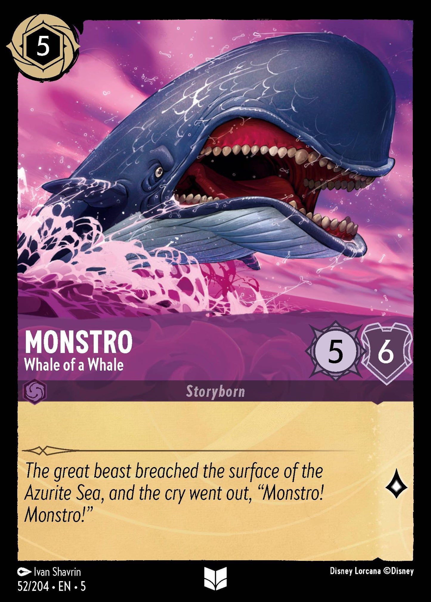 Monstro - Whale of a Whale - Foil