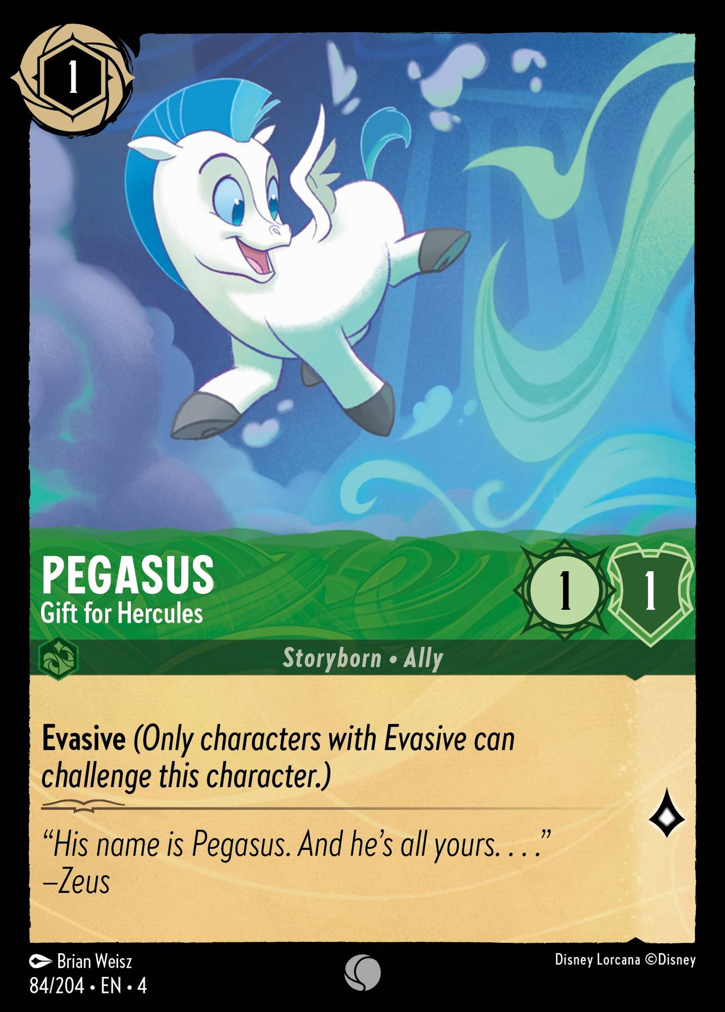 Pegasus - Gift for Hercules - Foil