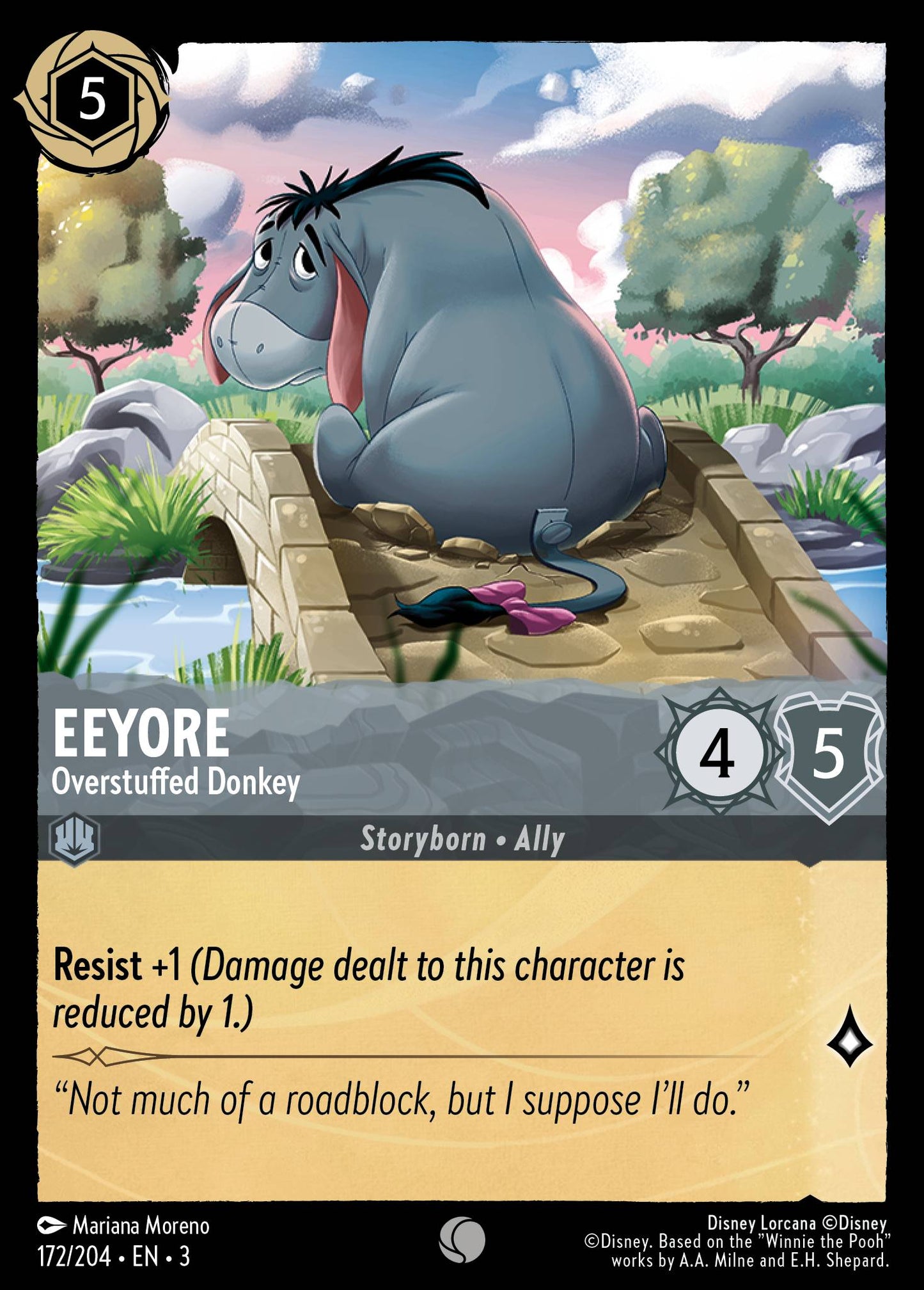 Eeyore - Overstuffed Donkey - Foil