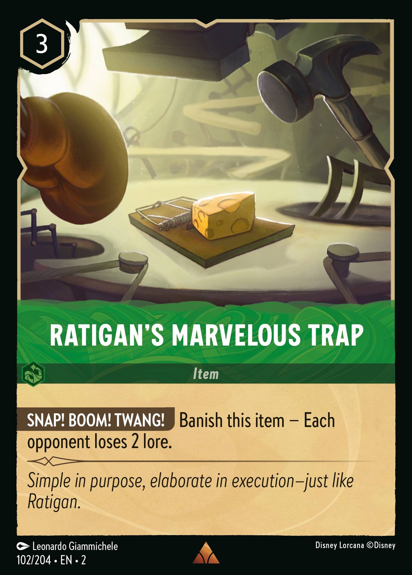 Ratigan's Marvelous Trap - Foil