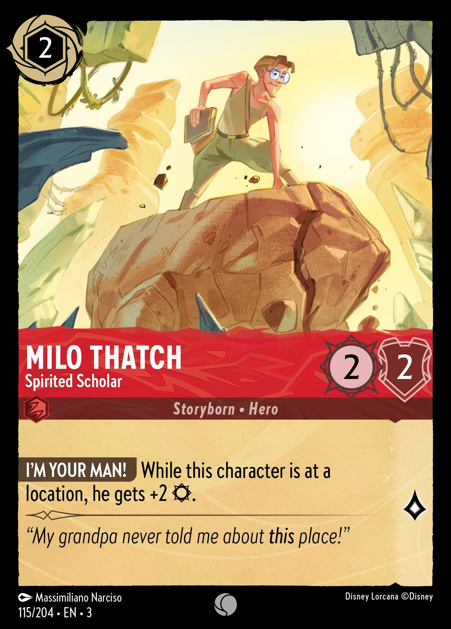 Milo Thatch - Spirited Scholar - Foil