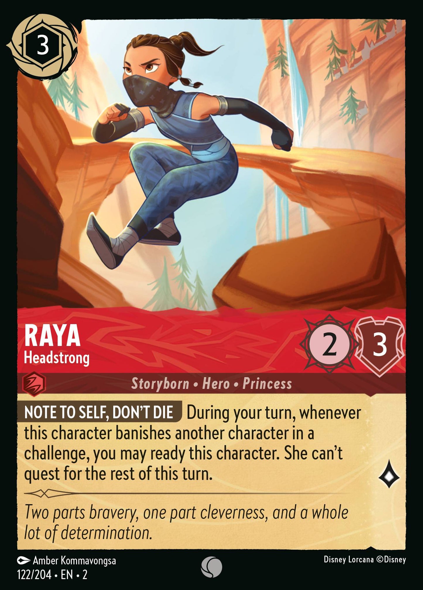 Raya - Headstrong - Foil