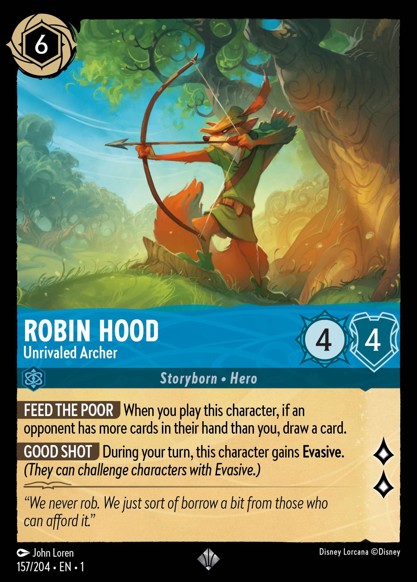 Robin Hood - Unrivaled Archer - Foil