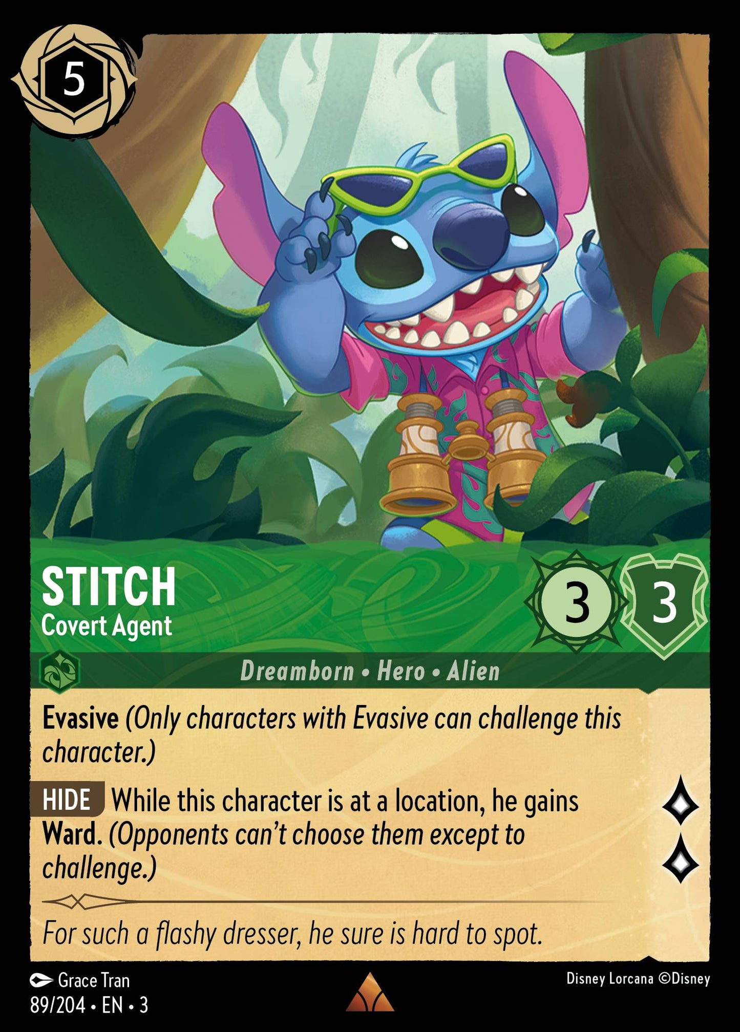 Stitch - Covert Agent - Foil