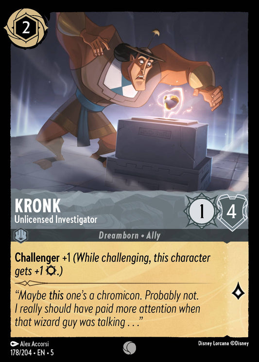 Kronk - Unlicensed Investigator - Foil