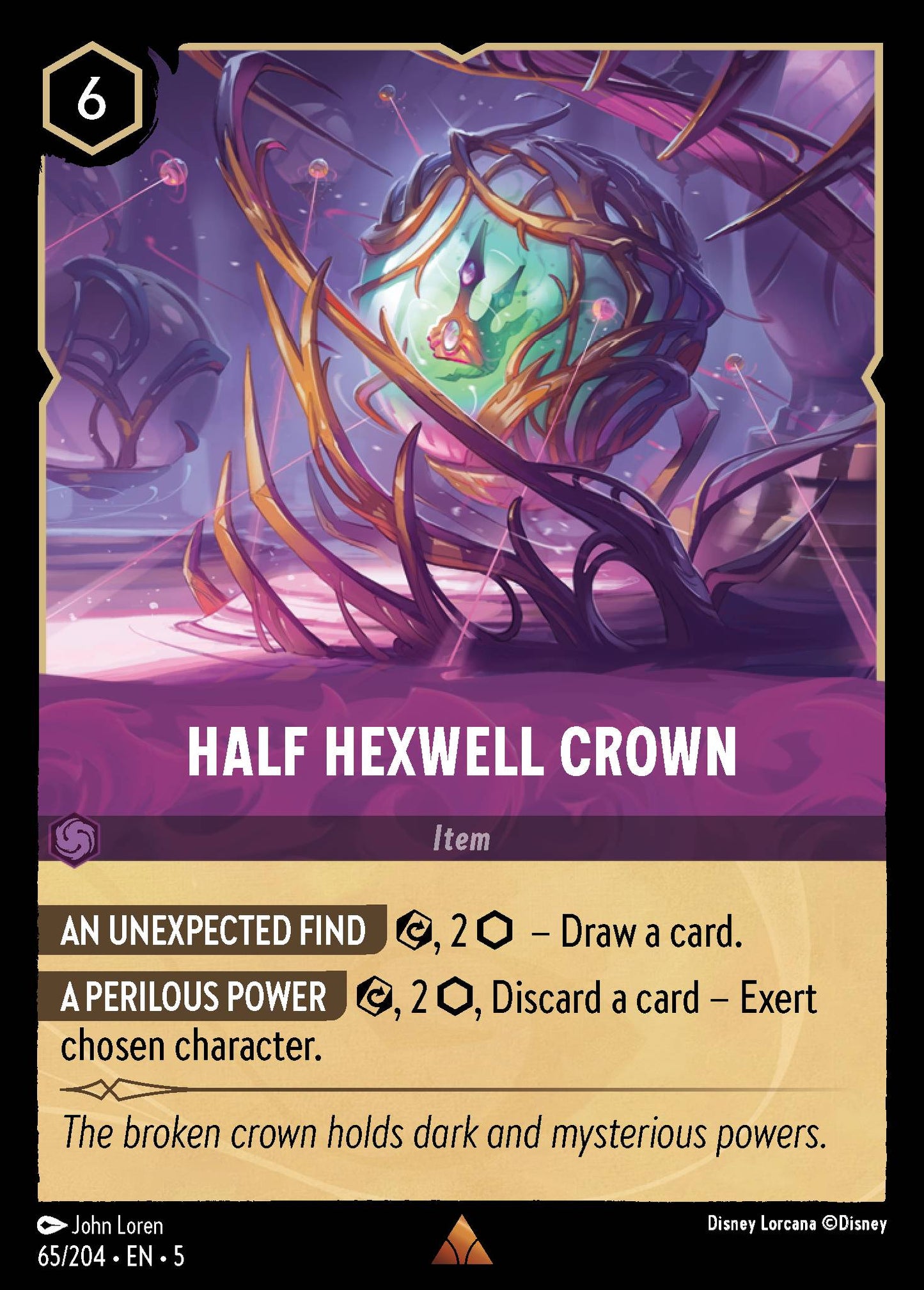 Half Hexwell Crown - Foil
