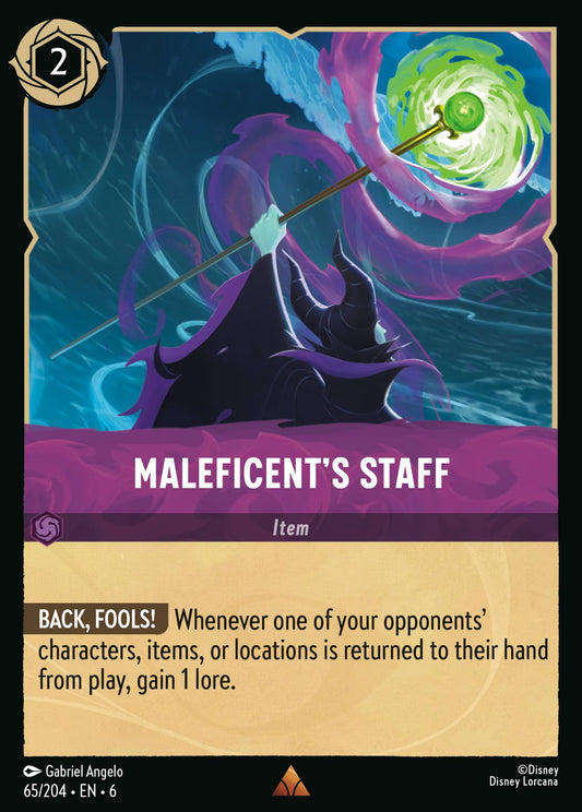 Maleficent's Staff - Foil
