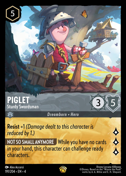 Piglet - Sturdy Swordsman - Foil