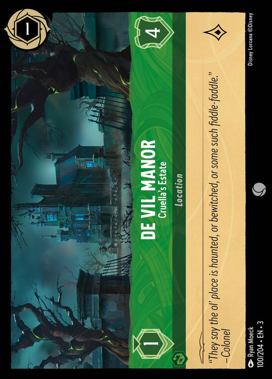 De Vil Manor - Cruella's Estate - Foil