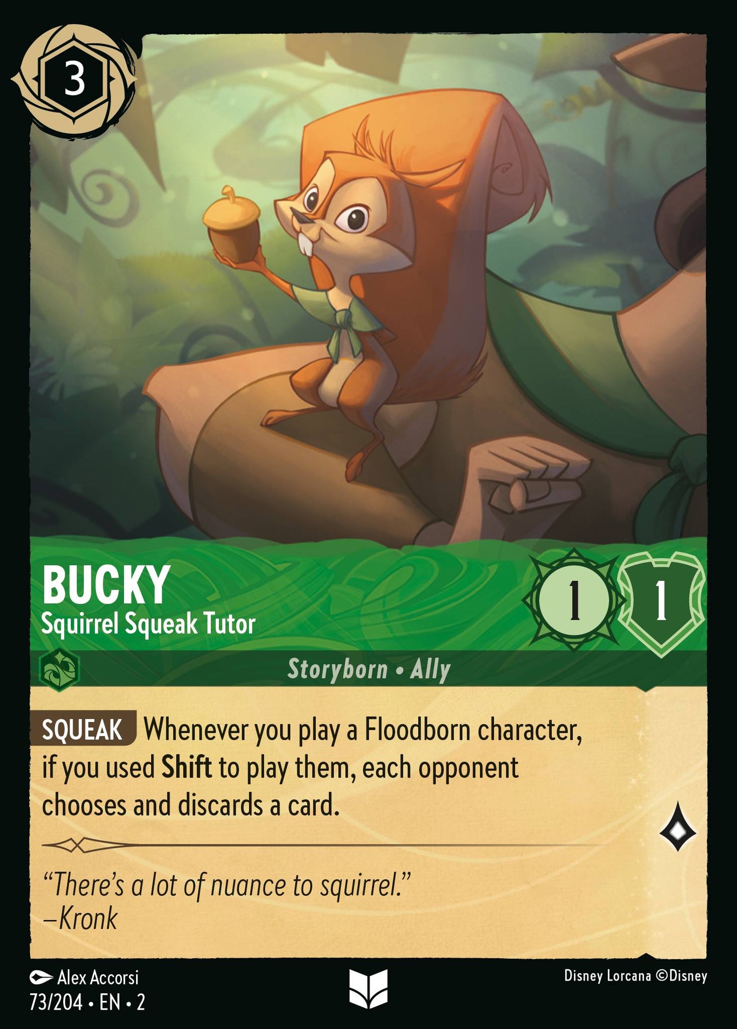 Bucky - Squirrel Squeak Tutor - Foil