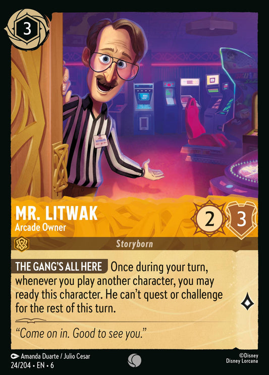 Mr. Litwak - Arcade Owner - Foil