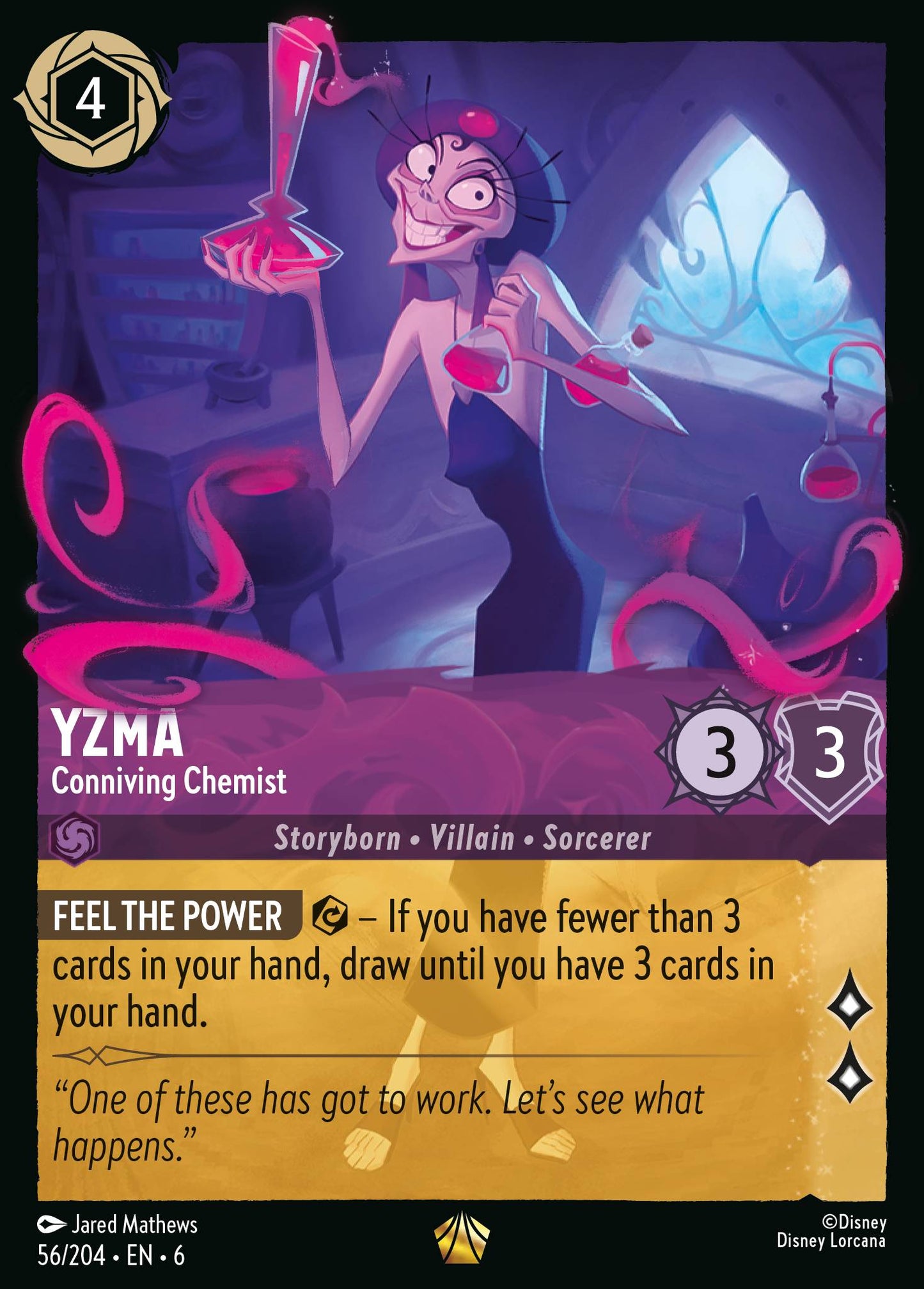 Yzma - Conniving Chemist - Foil