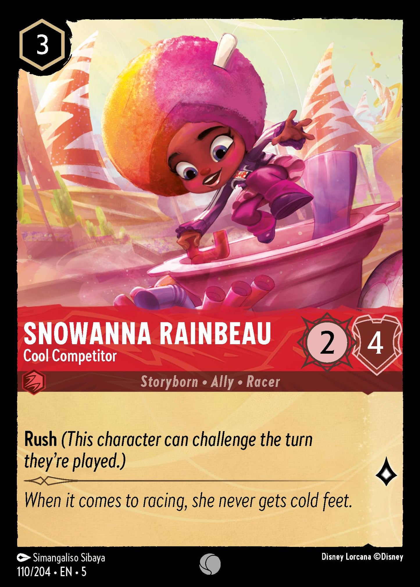 Snowanna Rainbeau - Cool Competitor