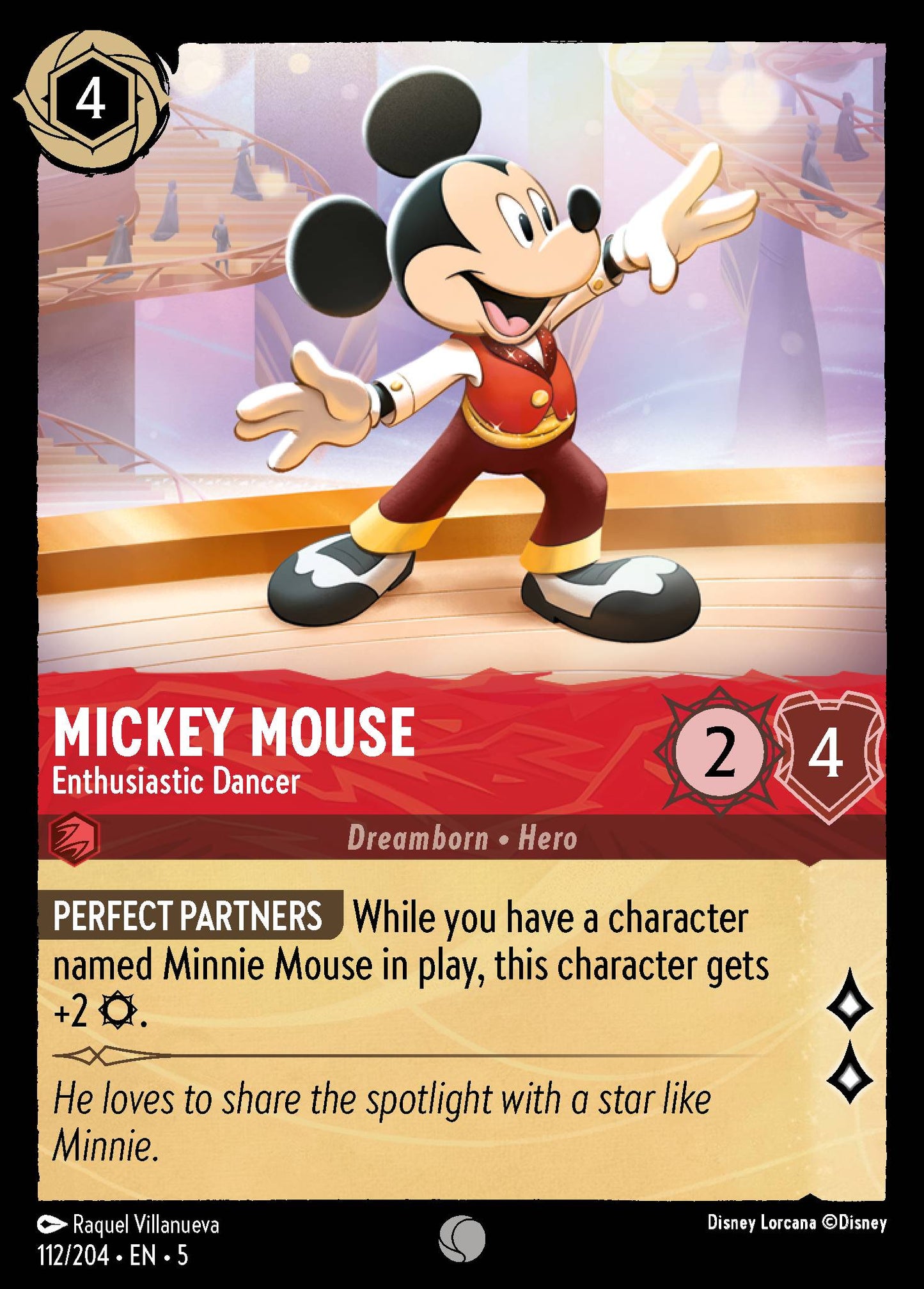 Mickey Mouse - Enthusiastic Dancer - Foil