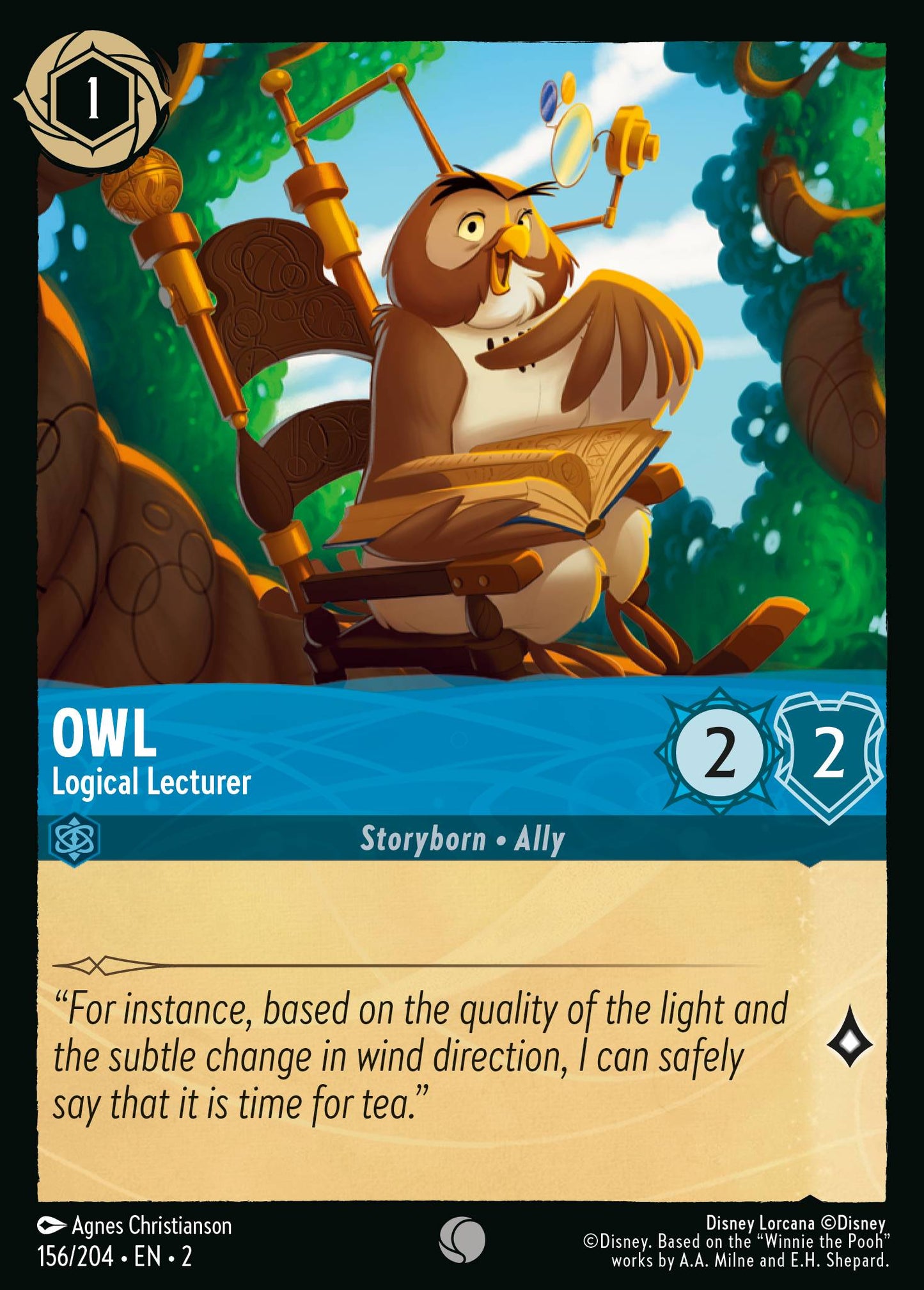 Owl - Logical Lecturer - Foil