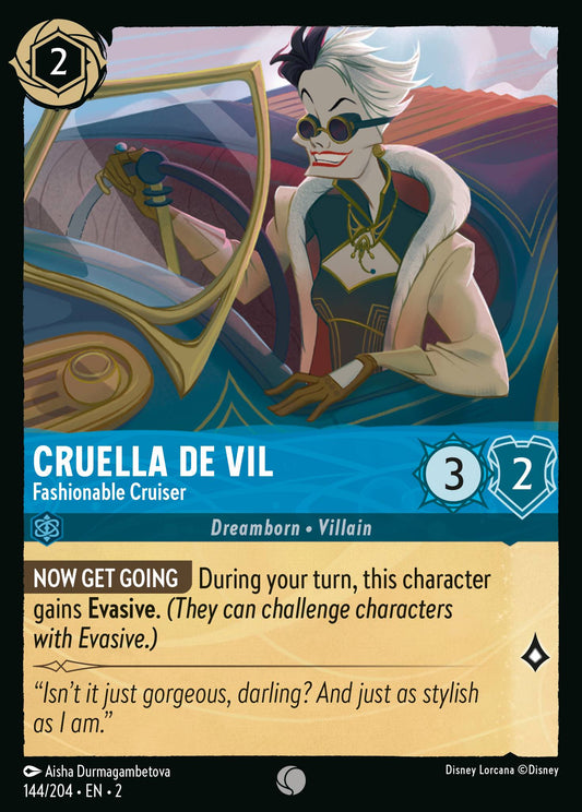 Cruella De Vil - Fashionable Cruiser - Foil