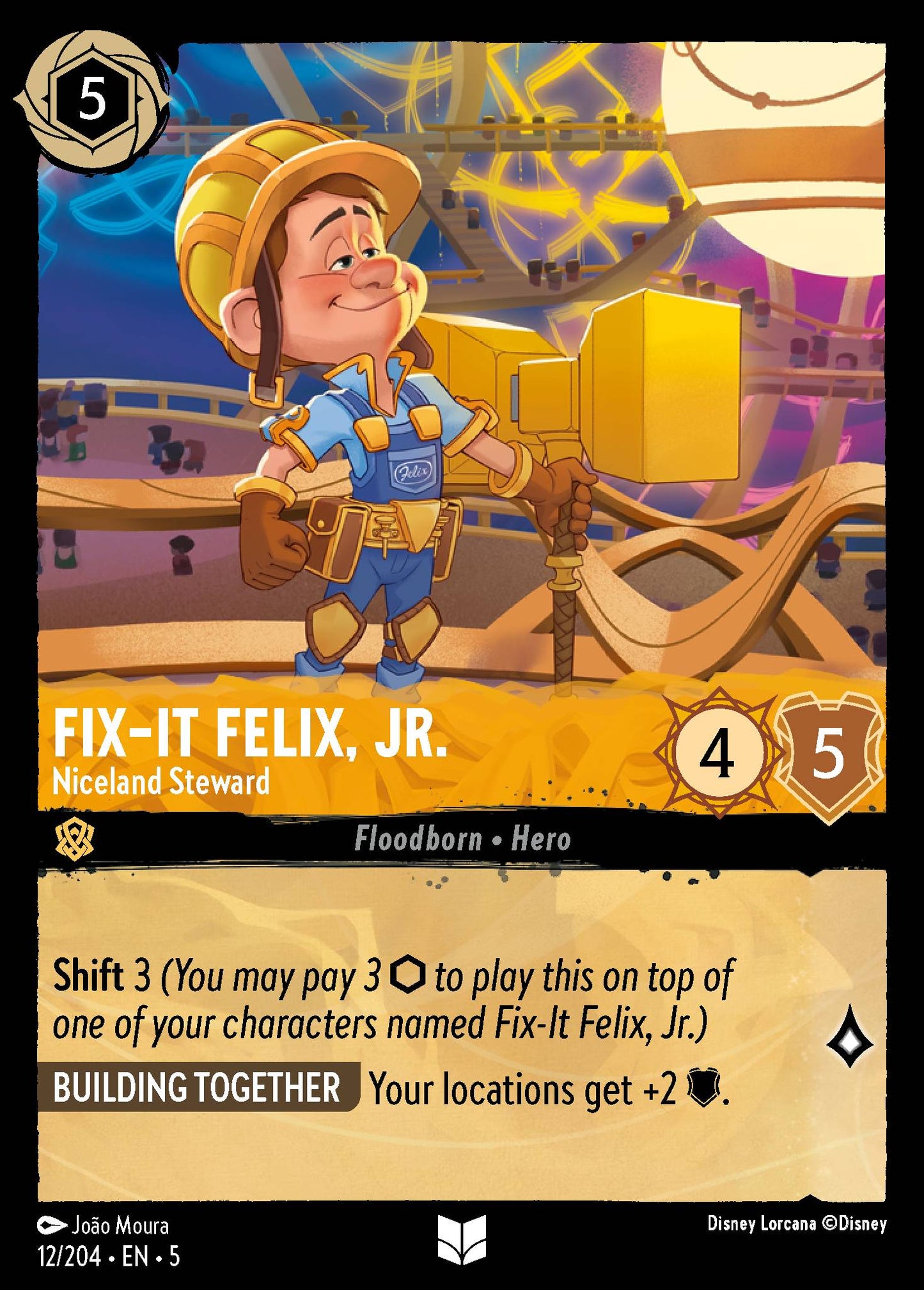 Fix-It Felix  Jr. - Niceland Steward - Foil