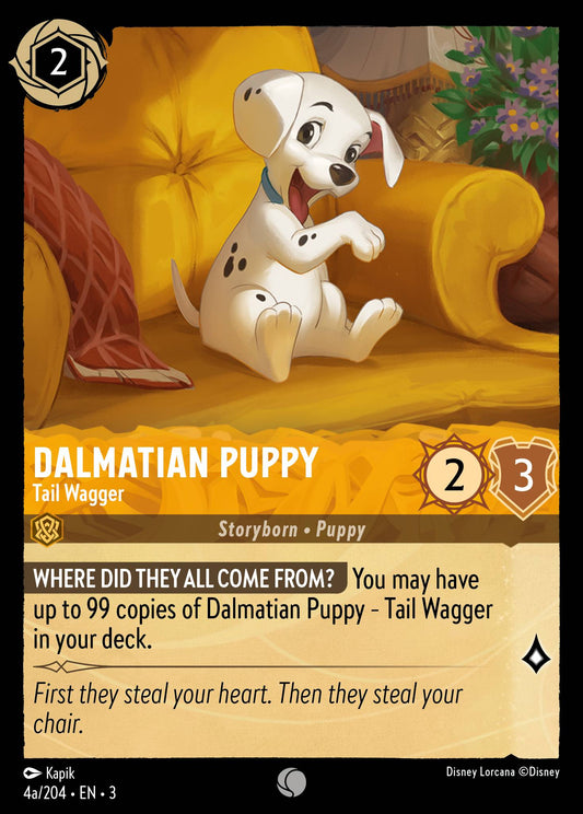 Dalmatian Puppy - Tail Wagger - Foil