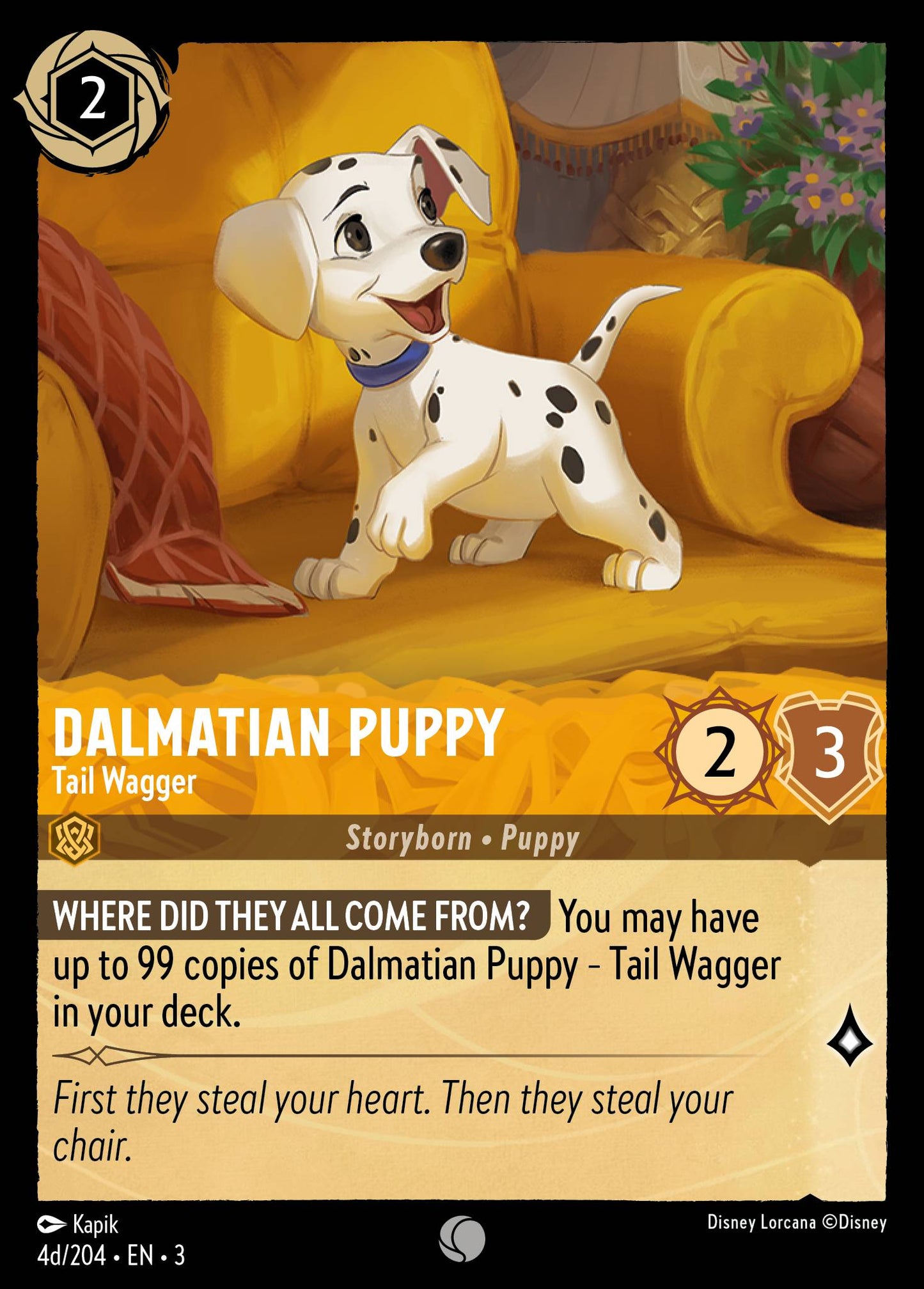 Dalmatian Puppy - Tail Wagger