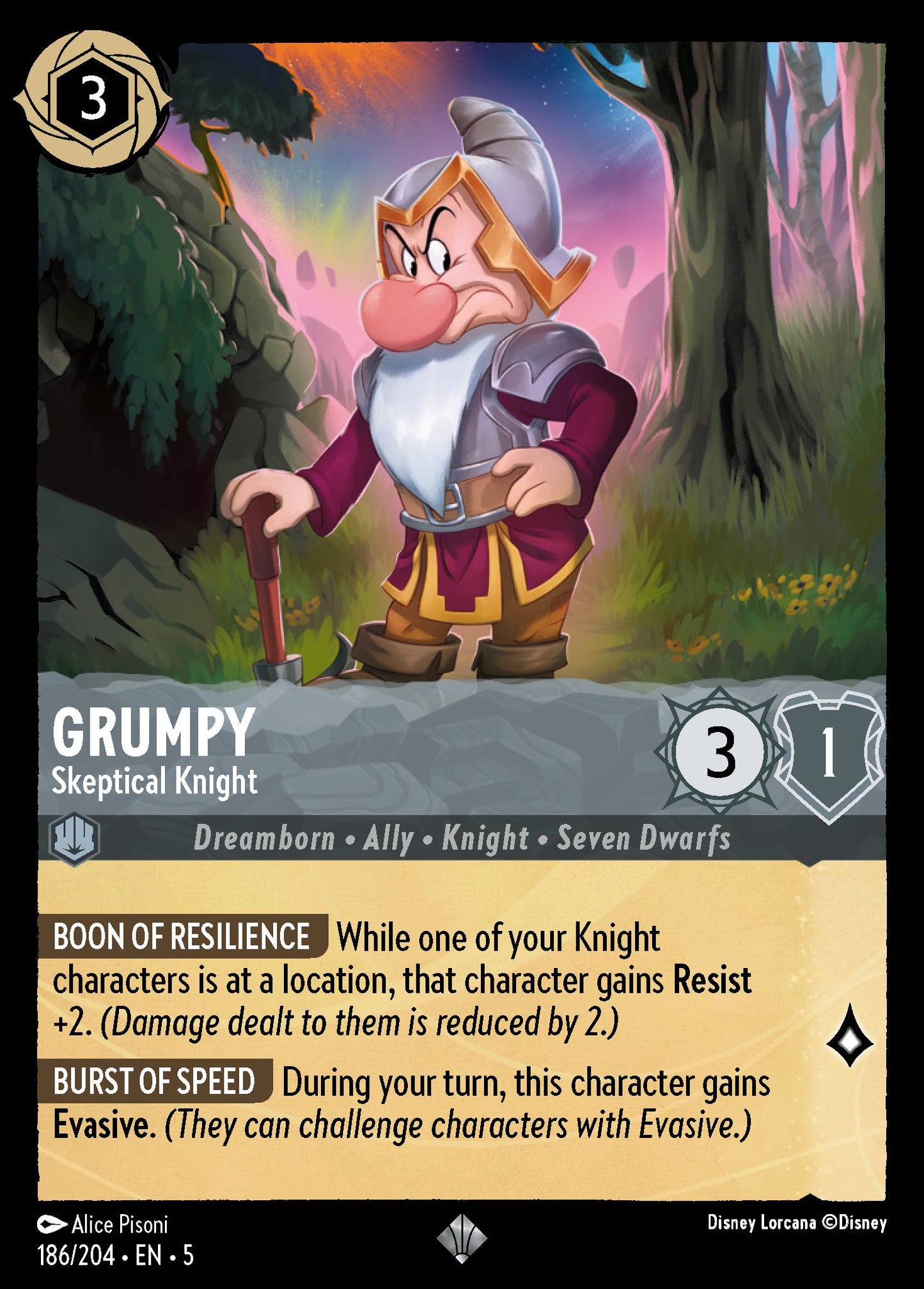 Grumpy - Skeptical Knight