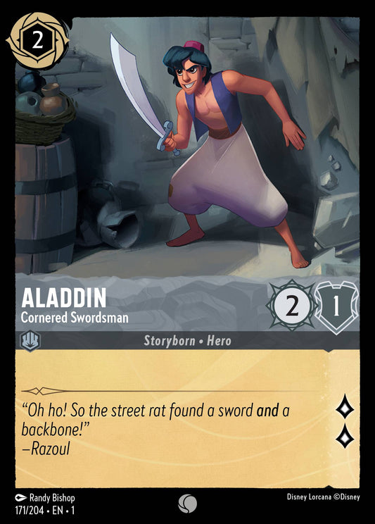 Aladdin - Cornered Swordsman - Foil