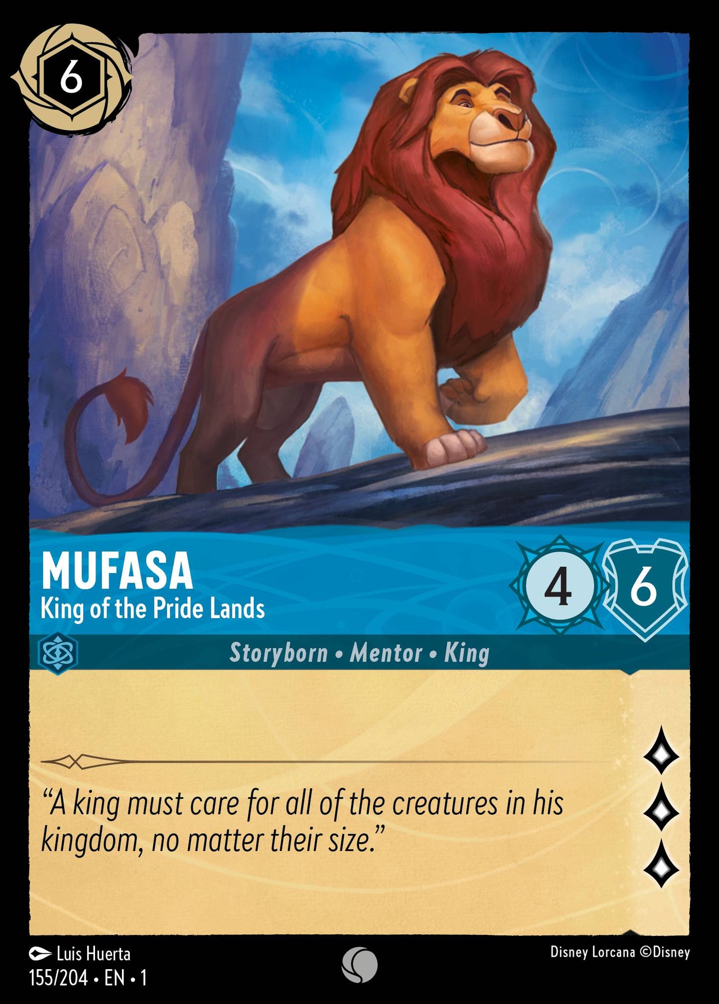 Mufasa - King of the Pride Lands - Foil