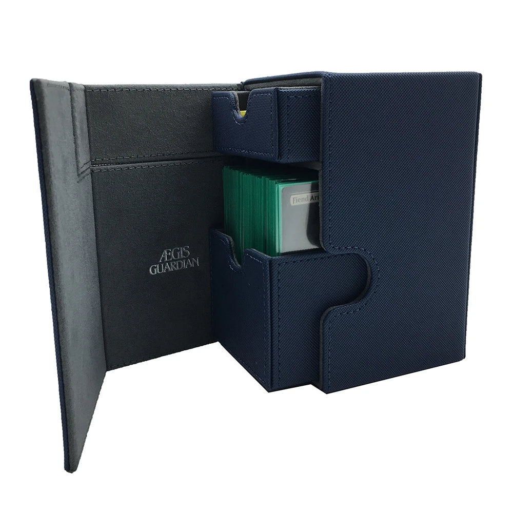 AEGIS GUARDIAN Premium Top Loading Deck Box 100+ with Dice holder