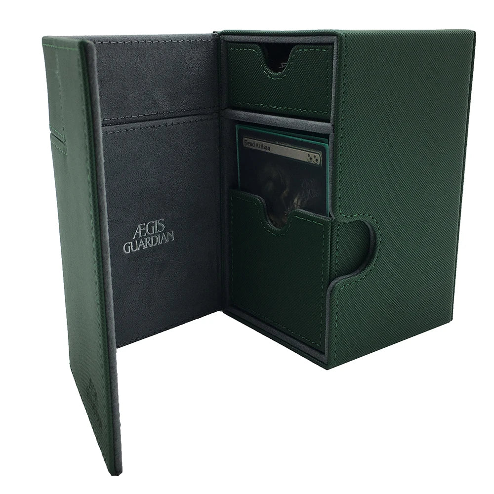 AEGIS GUARDIAN Premium Top Loading Deck Box 100+ with Dice holder