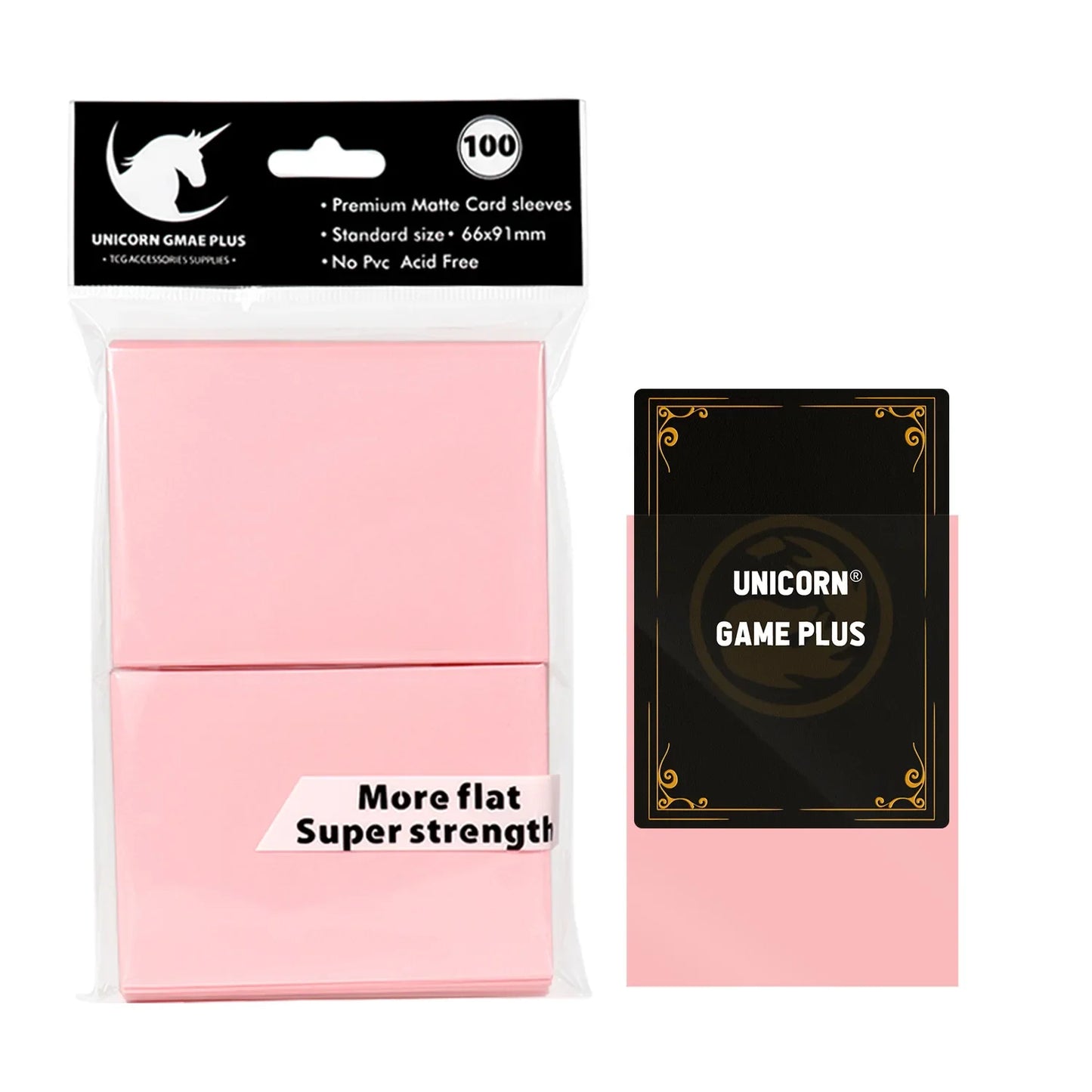 100Pcs Matte Standard Size Card Sleeves