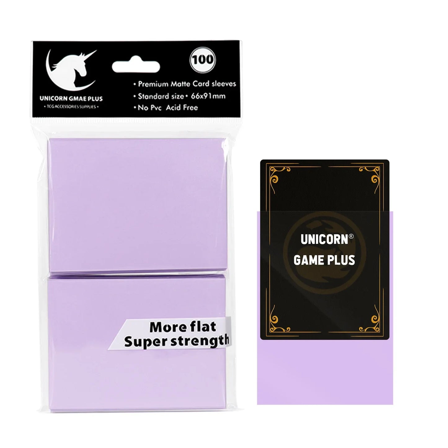 100Pcs Matte Standard Size Card Sleeves
