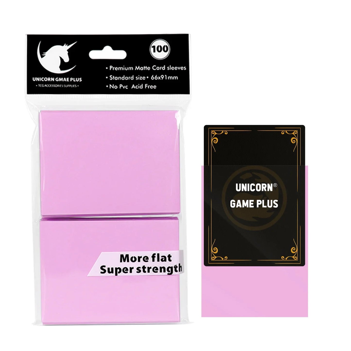 100Pcs Matte Standard Size Card Sleeves