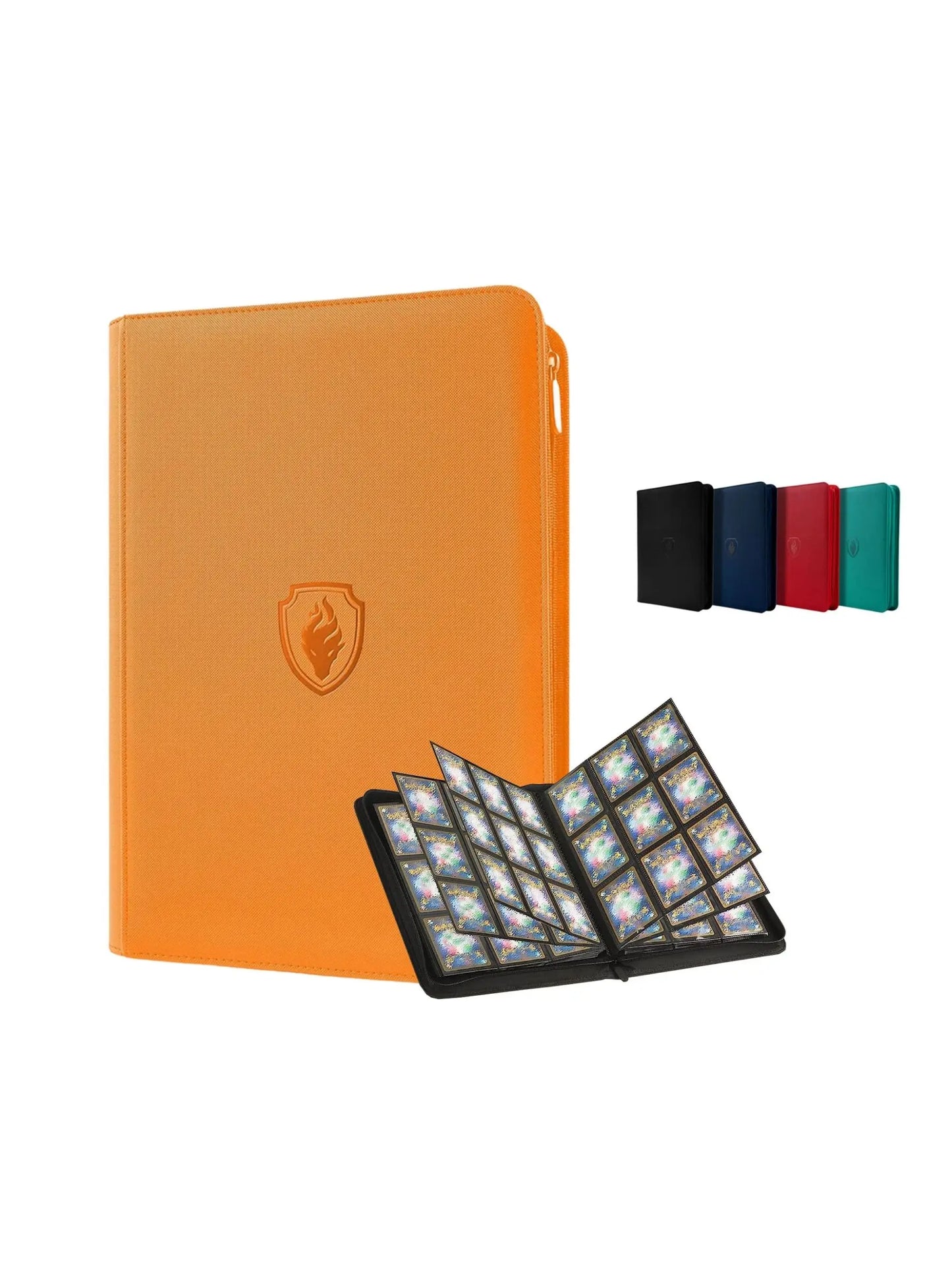 Premium 9 Pocket Card Binder - Zipper