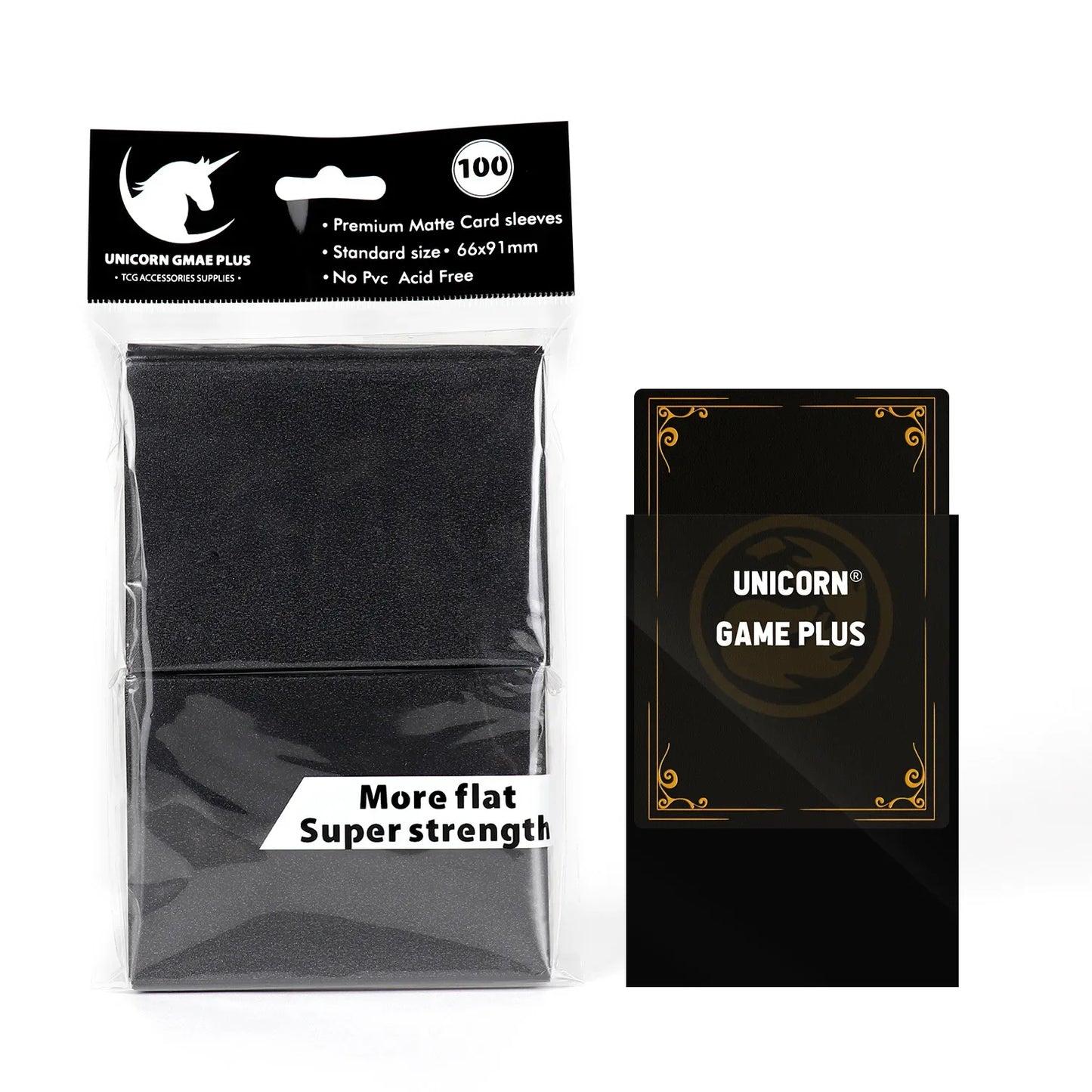 100Pcs Matte Standard Size Card Sleeves