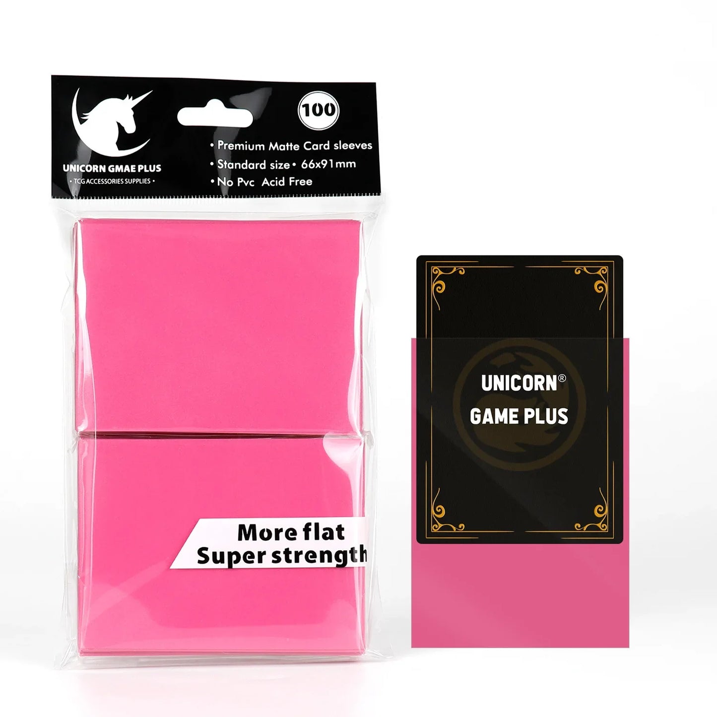 100Pcs Matte Standard Size Card Sleeves