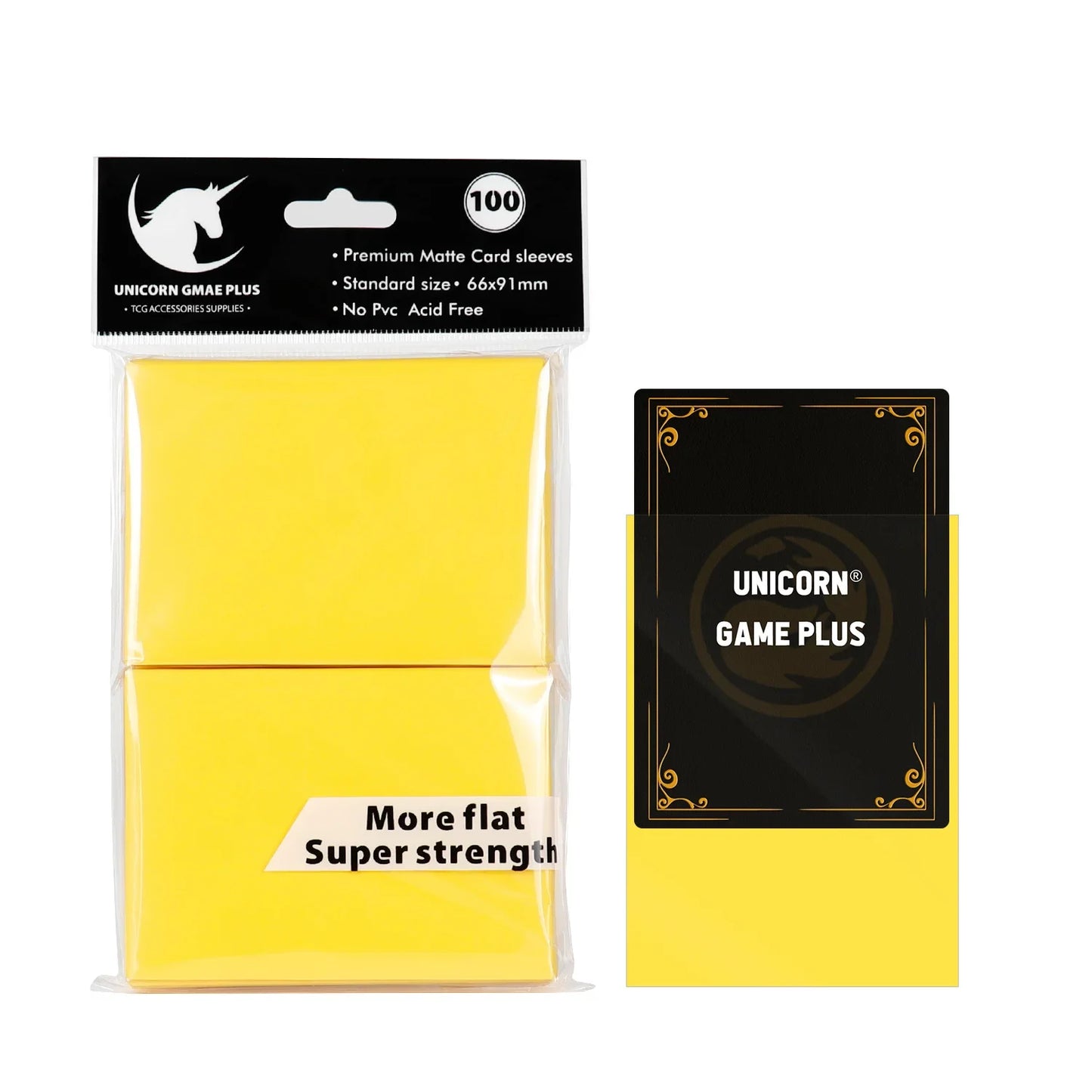 100Pcs Matte Standard Size Card Sleeves