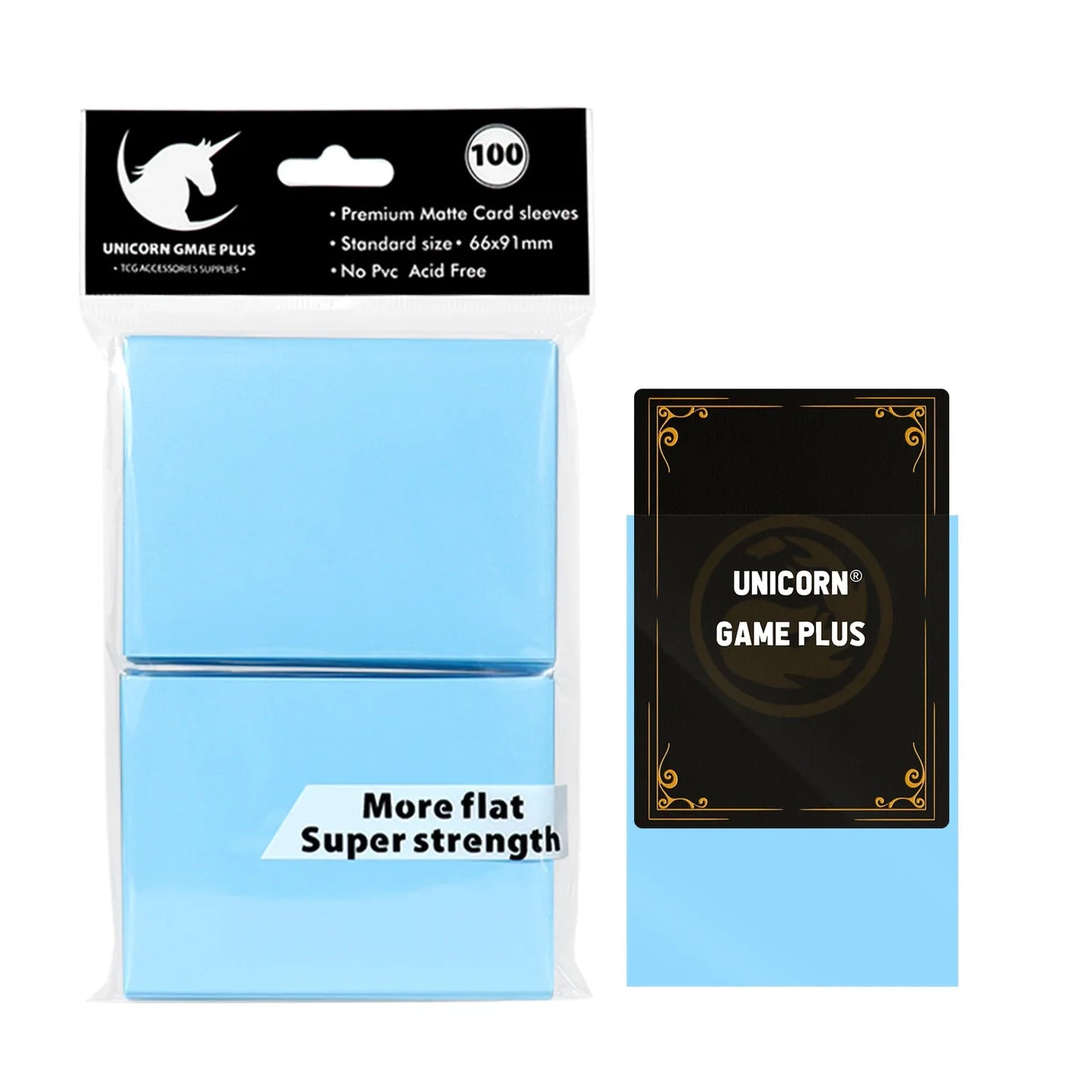 100Pcs Matte Standard Size Card Sleeves