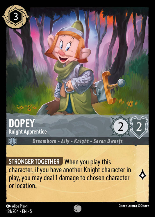 Dopey - Knight Apprentice - Foil