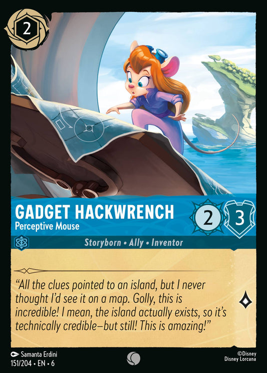 Gadget Hackwrench - Perceptive Mouse - Foil